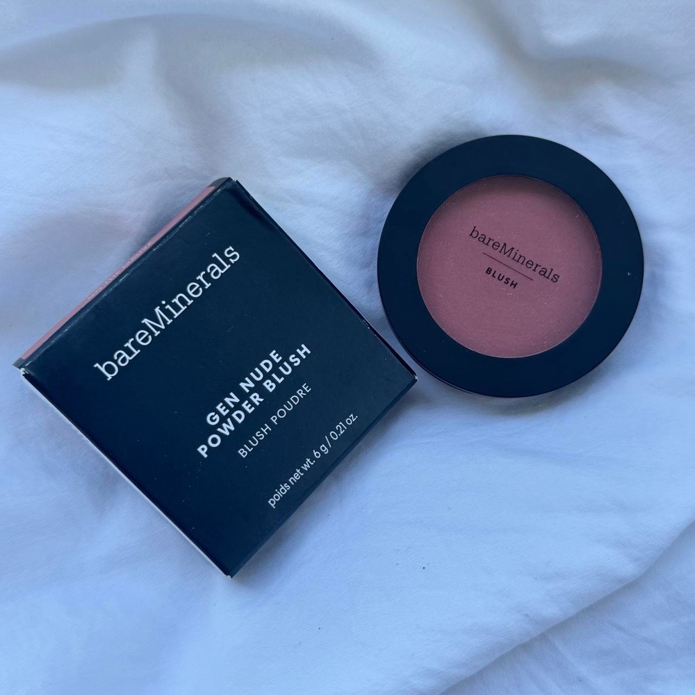 BareMinerals Gen Nude Powder Blush On The Mauve 6g 0.21oz New in Box
